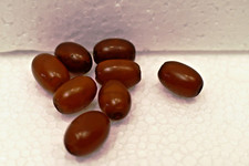 Antique Kerba Prayer Beads Original Islamic Genuine Amber Color 8 Pc 11Grams