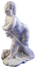 Rare Antique 18thC Nymphenburg Porcelain Neptune Figure Figurine Porzellan Figur picture