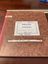 italian Line-SS Michelangelo-First Class Berthing Book for Reservations. Rare picture