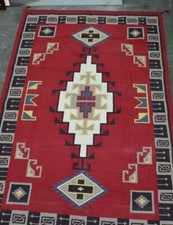 Southwest Area Rug - All Wool - Ganado Style 6' x 9' picture