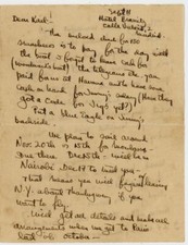 Ernest Hemingway Autograph Letter Signed (7 pages) September 11, 1933 (JSA LOA) picture