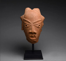 Large Ancient Nok Terracotta Head of a Woman (900 BC–200AD) picture