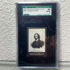 1900-1901 Ogdens Gold William Shakespeare PSA SGC 8 Highest Grade Pop 1 of 1 picture