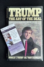 DONALD TRUMP ART OF THE DEAL 1987 1ST FIRST EDITION AUTOGRAPHED SIGNED JSA COA picture