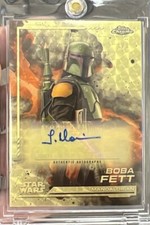 2024 Topps Chrome Star Wars Boba Fett Auto Superfractor 1/1 picture