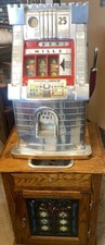 Mills 5c Silver Palace Slot Machine Original Circa 1950 picture