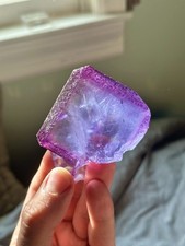Gorgeous Purple Fluorite Crystal Cube Specimen - La Viesca Mine, Asturias Spain picture