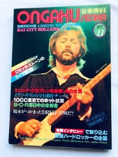 Music 1977 November Issue Eric Clapton Bay City Rollers 10Cc Ongaku Senka picture