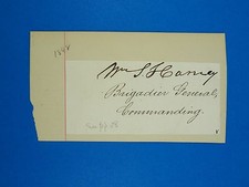 EXTREMELY RARE 1848 SIGNATURE OF BRIG. GEN. WILLIAM S. HARNEY AUTOGRAPH picture