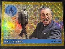 2025 Topps Disneyland 70th 🔥Walt Disney 🔥T55-1 Foil Fractor 1/1🔥 Offers 1/1 picture