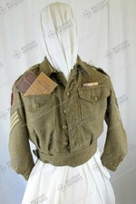 WW2 British Airborne Parachute Regiment Battle Dress Named RARE picture