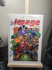 Image Zero Signed By Todd Mcfarlane Marc Silvestri Jim Lee Rob Liefeld 1993 COA. picture