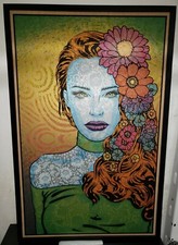 Chuck Sperry Idyia  Idyllion OAK WOOD PANEL Fine Art Screen Print Signed 24/30 picture