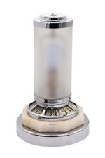 Jaeger LeCoultre France 1928 Art Deco Luxhora Cylindrical Desk Clock And Lamp picture