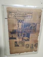 ANTIQUE EPHEMERA 1902 MODERN ATLAS UPHOLDS YACHTS LAND AUTOMOBILES NEW YORK picture