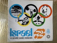 1972 Munich Olympics Israel Athletes Delegation Brochure; Original Judaica, Rare picture