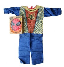 1963 MARVEL AMAZING SPIDER-MAN HALLOWEEN COSTUME & BOX * STAN LEE * MARVELMANIA picture