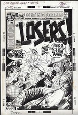 OUR FIGHTING FORCES # 129 DC 1970 THE LOSERS COVER JOE KUBERT picture