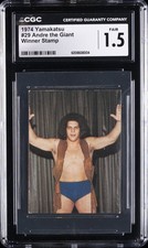 1974 YAMAKATSU WINNER STAMP #29 ANDRE THE GIANT CGC 1.5 picture