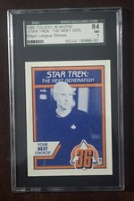 1988 Toledo Major League Shows Star Trek The Next Generation SGC 7 picture