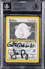 2000 BASE 2 UNLIMITED CHANSEY HOLO RARE #3 JASON PAIGE BGS AUTHENTIC picture