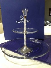 NIB Authentic Swarovski Crystalline CAKE STAND # 1016266 *RARE Hard to find* picture