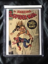 🕸Amazing Spider-Man🕸1966 #34 2nd Gwen Stacy Steve Ditko / Stan Lee🔥5th KRAVEN picture