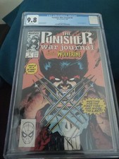 Punisher War Journal #6 CGC 9.8 Jim Lee Cover 1st Meet Vs Wolverine picture