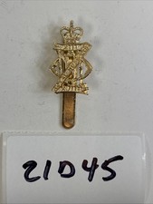 British Army 13th/18th Royal Hussars Reg Cap Badge Hat Insignia Slide Clip 21D45 picture