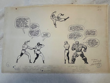 Fantastic Four #62 jack kirby signed artwork-picture proof of transaction picture