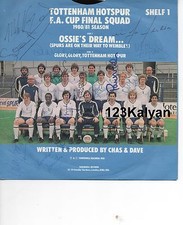 Tottenham Hotspur Signed Single FA Cup Final Squad 1980/81 Season, Ossie's Dream picture