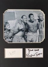 JOHN MILLS & SYLVIA SYMS Signed 41x29cm Photo Display ICE COLD IN ALEX COA picture