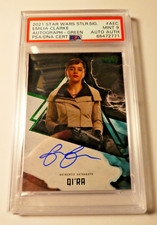 Star Wars Stellar Green Autograph Card Auto Card Emilia Clarke As Qi'Ra 2021 picture
