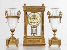 ONE OF THE MOST BEAUTIFUL AND RARE ANSONIA CLOCKS. THE EARL. c1905 JUST SERVICED picture