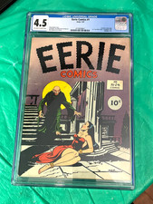 Eerie Comics #1 / CGC 4.5 / 1st Horror Comic Book / 1947 / Avon / Bondage Cover picture
