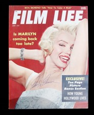 Marilyn Monroe Signed Film Life Magazine Rare Hollywood Legend Collectible picture