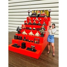 Miniature Hina Dolls 7-Tiered Figure 1/64 Re-Mentement In The Dollhouse picture