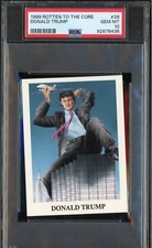 1989 Rotten To The Core #26 President Donald Trump RC Rookie PSA 10 GEM MINT picture