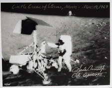 NASA APOLLO 12 Astronaut Charles Conrad Signed & Inscribed Large Photo Autograph picture