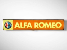 ALFA ROMEO Illuminated Dealer Sign 9ft Authentic Vintage 1970s Mint Neon picture
