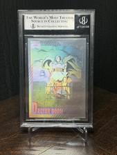 1991 Marvel Universe - Doctor Doom H4 Hologram🔥 Stan Lee Autograph BGS 🔥 picture
