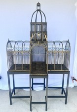 Monumental Antique Brass Bird Cage/Aviary With Glass Roof  ( St Paul Cathedral ) picture