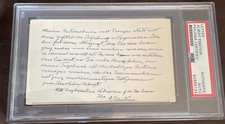 ALBERT EINSTEIN VINTAGE HANDWRITTEN SIGNED LETTER AUTO AUTOGRAPH PSA/DNA RARE ⚛️ picture