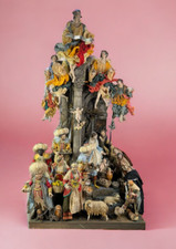 Neapolitan Nativity Scene Presepe Art Temple 52X70X140Cm picture