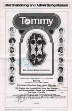 Keith Moon Pete Townshend Tina Turner Eric Clapton Signed Press Book for Tommy picture