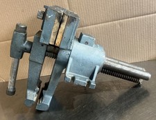 Very Rare-Hard To Find VINTAGE WILTON WOOD & METAL WORK ROTATING HEAD BENCH VISE picture