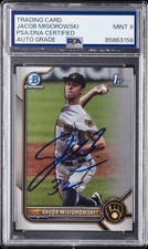 N/A TRADING CARD PSA/DNA CERTIFIED AUTO GRADE MINT 9 JACOB MISIOROWSKI PSA DNA 9 picture