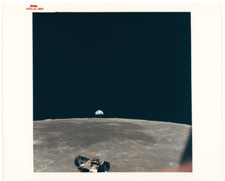 Michael Collins (Apollo 11): Earthrise and LM Eagle, 16-24 July 1969 picture
