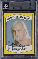 1982 PWE WRESTLING ALL STARS SER A #2 HULK HOGAN BGS 9 picture