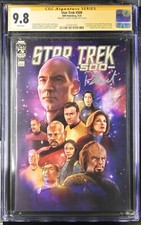 CGC 9.8 STAR TREK #500 SIGNED PATRICK STEWART-CAPT. PICARD/LIKELY 1 OF A KIND picture